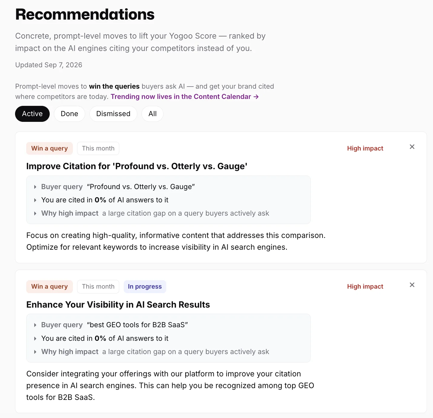ai content recommendations